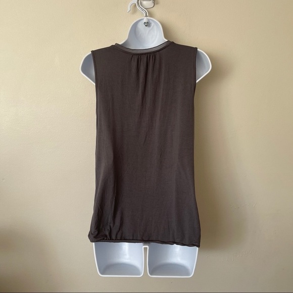 Ann Taylor Loft Ruched Collar Detail Size Small - Picture 2 of 2